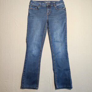 Maurices jeans women's size 4 denim blue mid-rise straight leg
